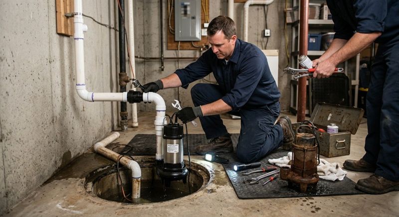 Drainage Pump Installation in Des Moines, IA