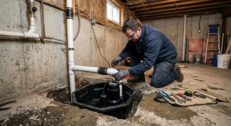 Sump Pump Installation in Boston, MA