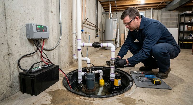 Sump Pump Plumbing in Tuscaloosa, AL
