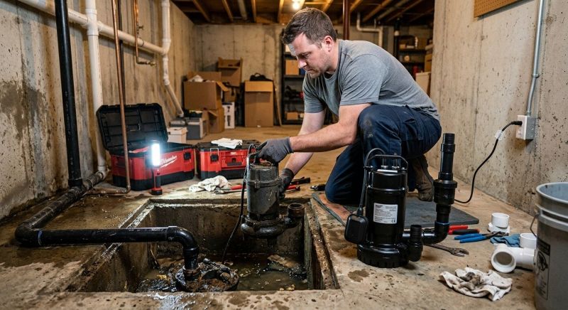 Sump Pump Plumbing in Warwick, RI